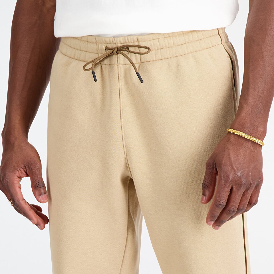 ★★New Balance★★ Herringbone wide pants BEIGE AD41PT35BE New Balance Fleece Wide Leg Pants | Foot Locker