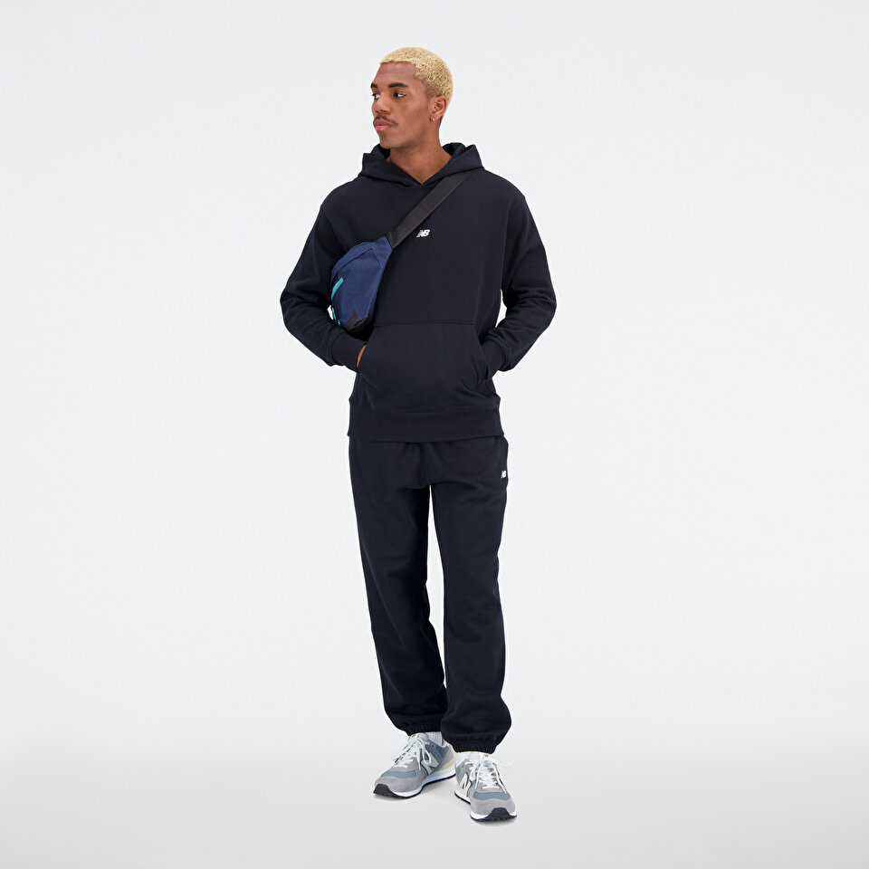 パーカー・フーディ New Balance FW23 Black cotton sweatshirt (MT31502BK BLACK) New Balance Sweatshirts Men Black M - POIZON