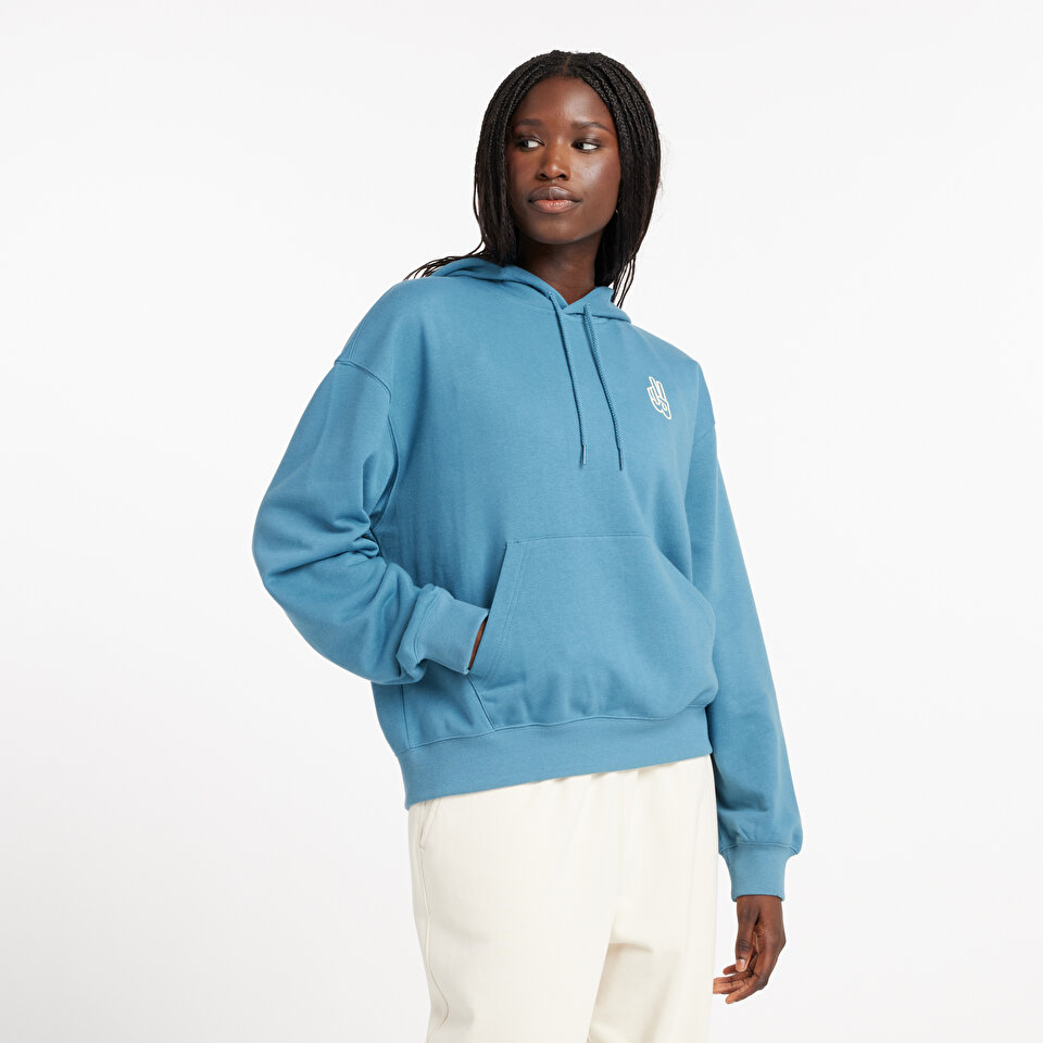パーカー 「New Balance」WT43558 レディース New Balance WT43558 Blue Women Hoodies & Sweatshirts Blue